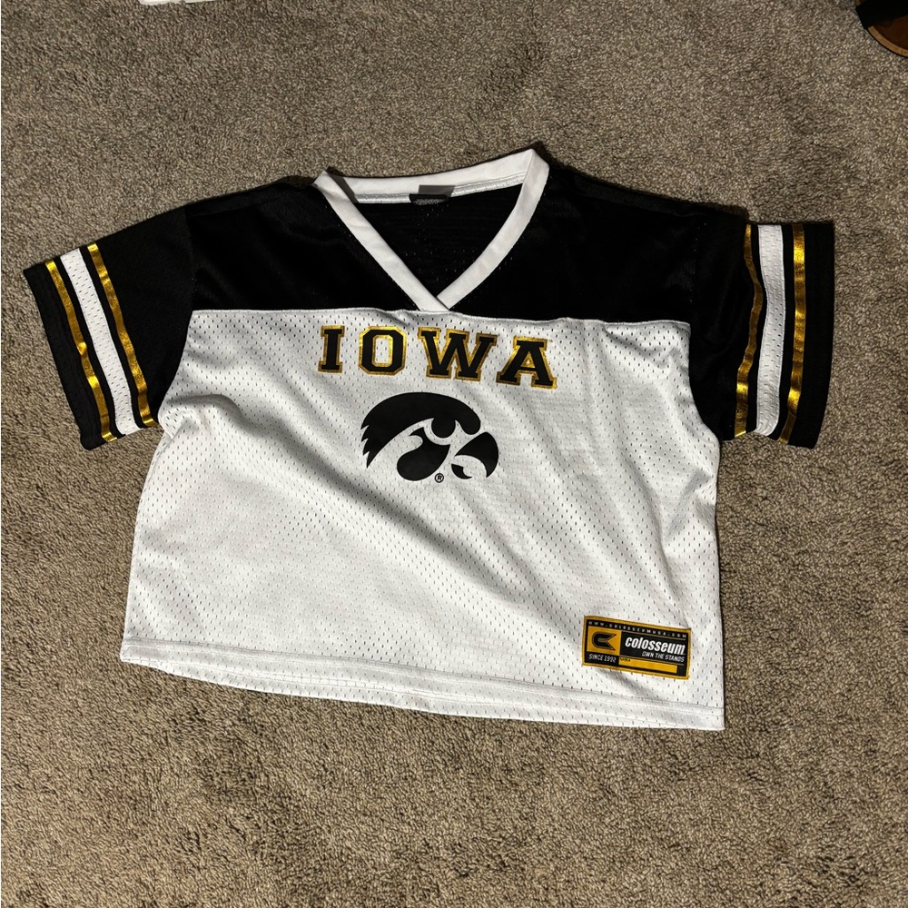 NWOT Iowa Hawkeye Women’s Cropped Jersey